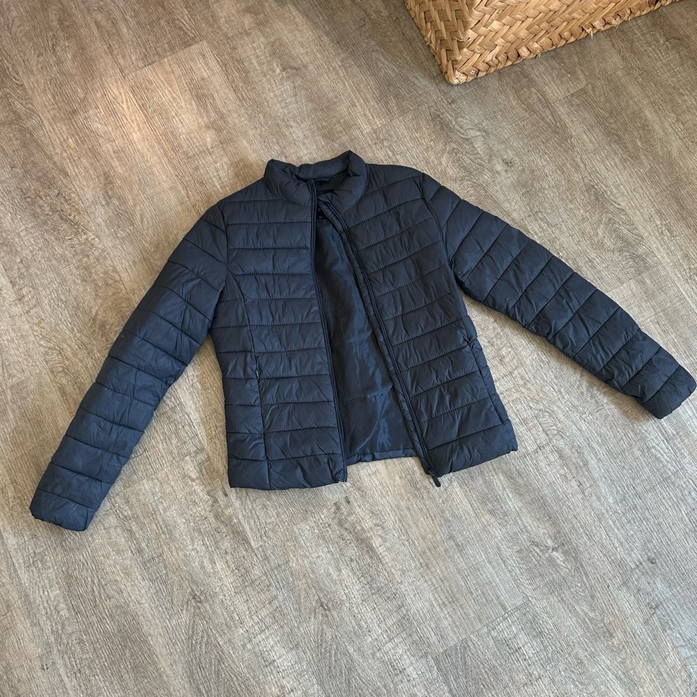 Navy Puffer Jacket
